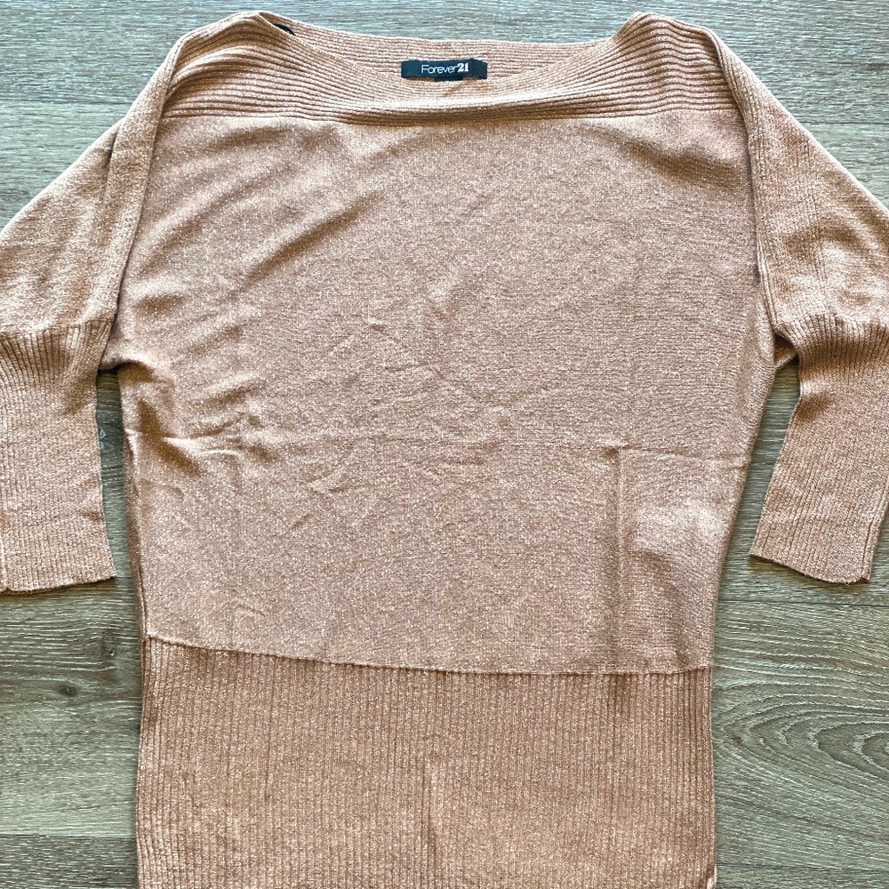 Forever 21 Metallic Blouse